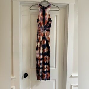 Young Fabulous & Broke Black and White Bodycon Maxi Dress